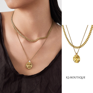 KLIENSTONE缪斯之舞叠戴橄榄枝项链