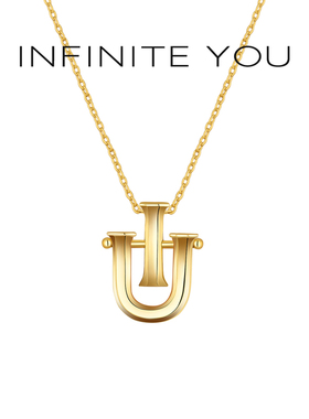 INFINITEYOU镀金IU吸引力项链