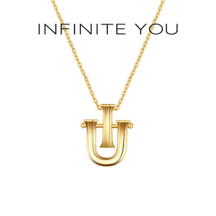 KS合作项链INFINITEYOU简约锁骨链吸引力系列气质中性风情侣款