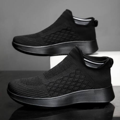 Men Running Walking Sock Shoes Fashion Casual Sneakers Breat