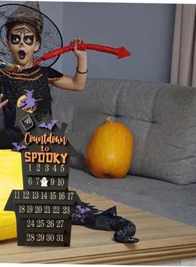 Dropshiping Free Shiping Wooden Countdown Halloween Coffin C