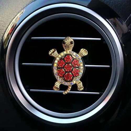 Cartoon Turtle Car Vent Perfume Clip, Car Air Freshener Clip