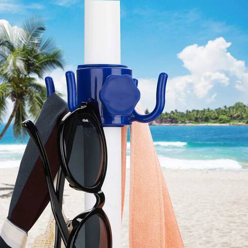 Adjustable 4 Arms Rotating Umbrella Hook Portable Hook for B