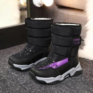 202 winter new style snow boots for children, boys, cotton b