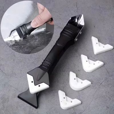 1/2 Piece Five in One Sealant Removal Tool, Black, Durable P