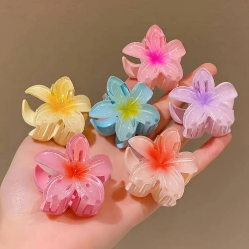 6 Random Egg Flower Hair Clips, Non Slip and Firm, Exquisite