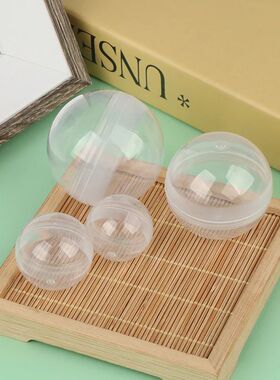 50PCS Clear Can Open Transparency Plastic Capsule Toy Surpri