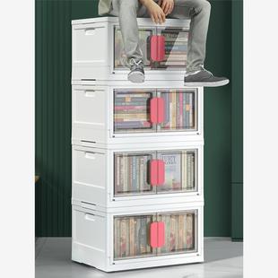 Foldable transparent clothing storage box折叠透明衣物收纳箱