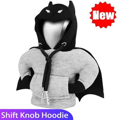 2024 Bat Shift Lever Collars Hoodie Car Gearshift Lever Cove