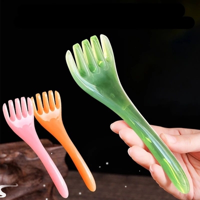 1pc Five claw head massage comb therapy scalp unblocking mer