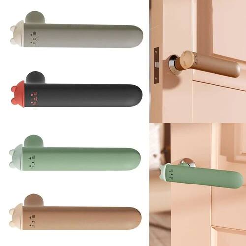 New Silicone Door Knob Cover Cat Shape Baby Safety Door Hand