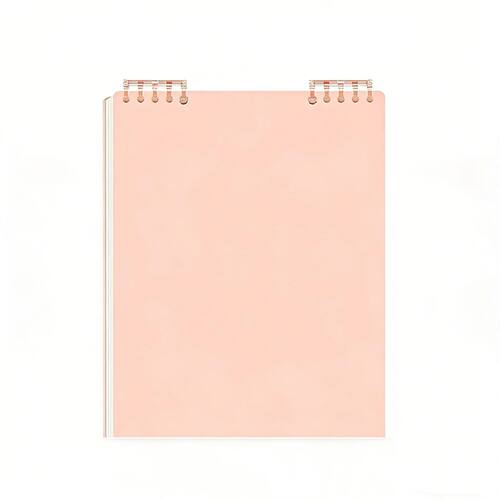 Refillable Spiral Notebook - Top-Flip Binding, Detachable Pa
