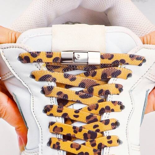 No Tie Shoe Laces Press Lock Shoelaces Without Ties Animal T