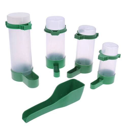 1PC Pet Cage Aviary Bird Parrot Budgie Canary Drinker Food F