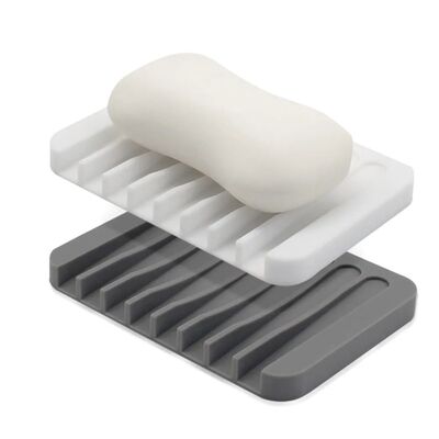 Soap Dish No Drill Silicone Soap Holder with Drain Holes Ant