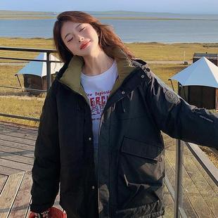 棉袄工装 韩系女款 羽棉服棉外811冲套潮 冬季 绒加夹厚锋衣女新款