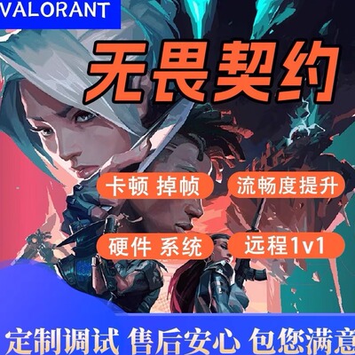 无畏契约valorant瓦罗兰特帧数优化调试 卡顿掉帧调机器fps优化