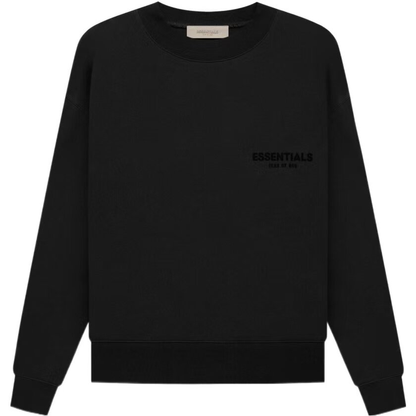 FEAR OF GOD ESSENTIALS 双面植绒logo潮流宽松套头圆领卫衣