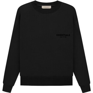 ESSENTIALS GOD 双面植绒logo潮流宽松套头圆领卫衣 FEAR