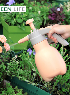 浇花喷壶园艺长嘴气压式洒水壶家用喷水雾器消毒清洁专用高压水壶