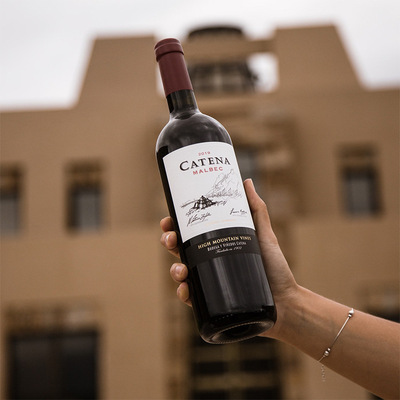 Robert Parker 92阿根廷马尔贝克干红葡萄酒卡帝娜酒庄红酒2019年