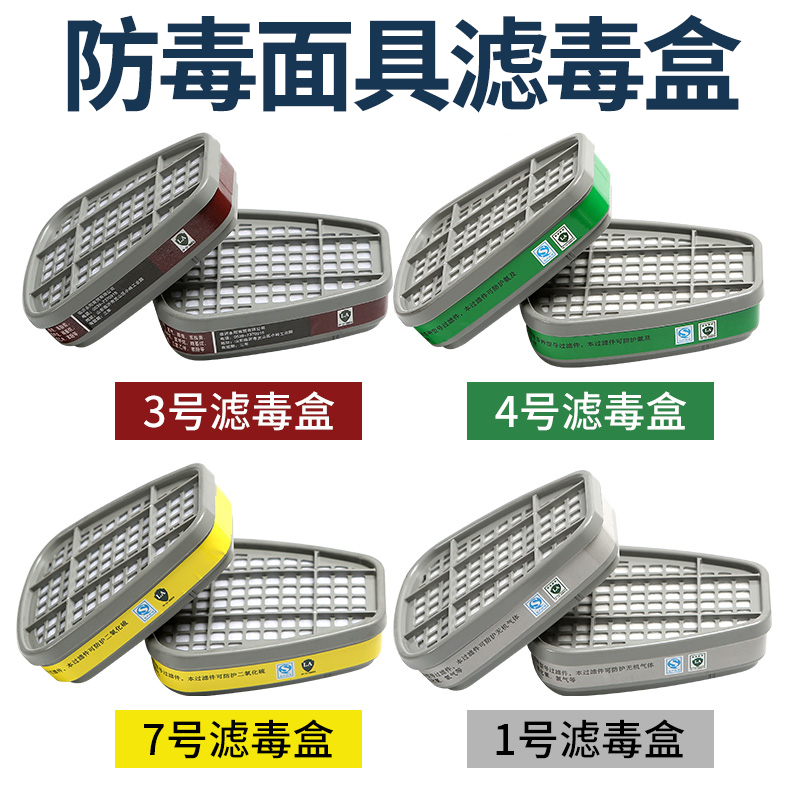 滤毒盒防毒面具活性炭一氧化碳