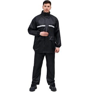 雨衣男款冬天套装分体式外卖骑手长款全身防暴雨成人新款防水摩托