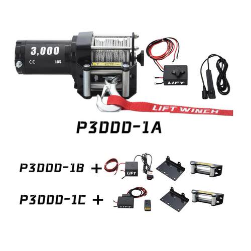 HUGE-LIF厂家供应AT V WINCH 新款沙车滩运动摩托车 汽车  绞盘永