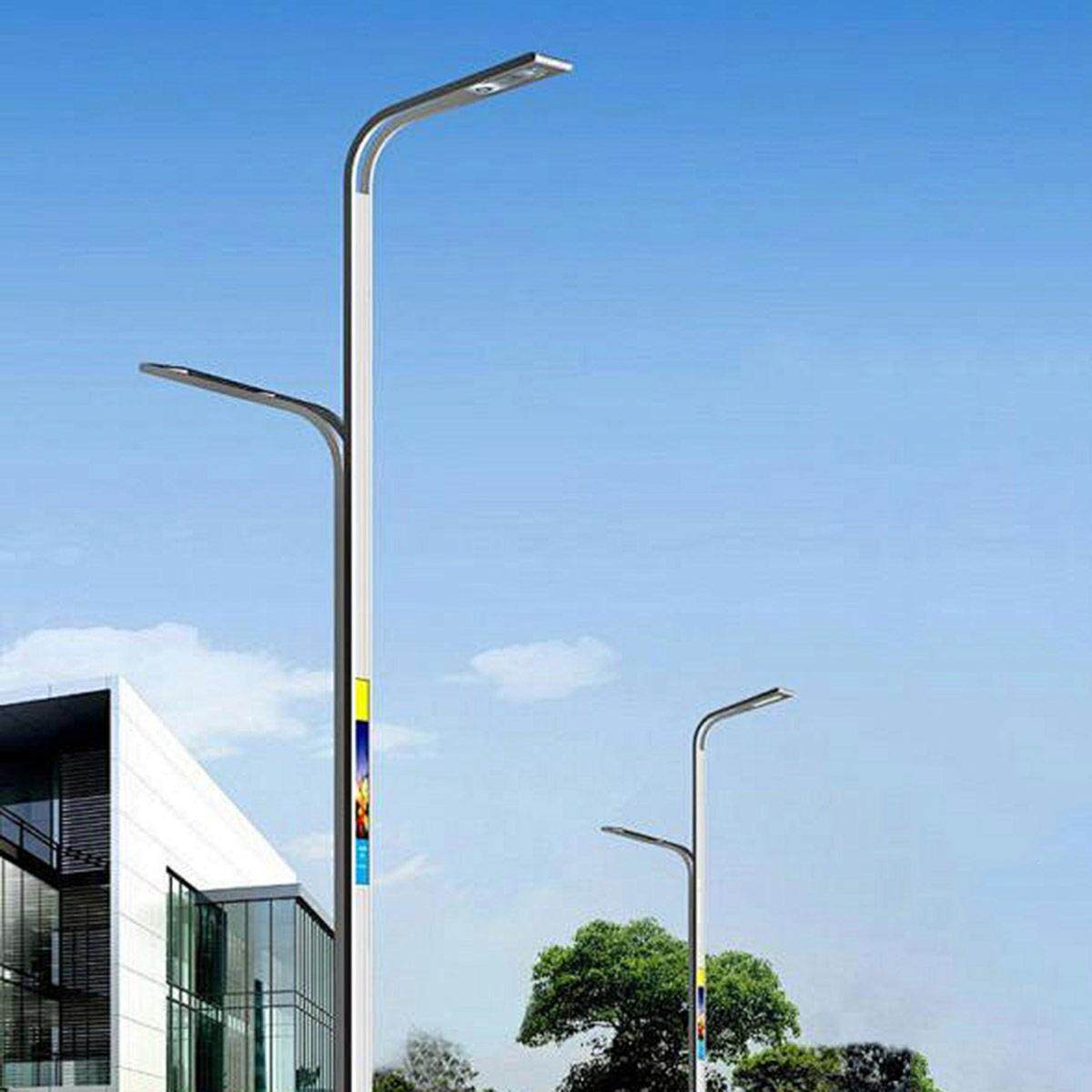 智慧多路灯综共智杆XCW功能控制路灯充电桩监控一体化5G基站能路