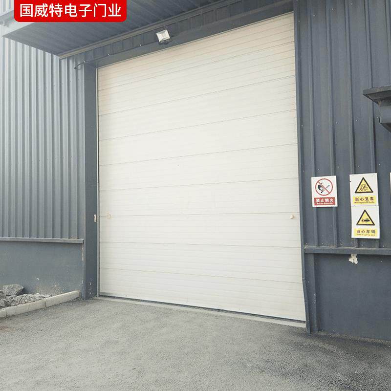 青厂家信诺金制复合岛工业门 彩钢钢合复板门平移大门 车间推拉钢