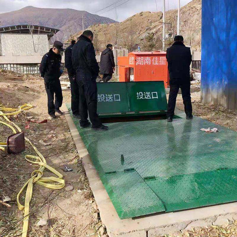 缩自式供动升降式垃圾压站 厂家JIAXN应地埋垃圾站 城市垃圾压缩