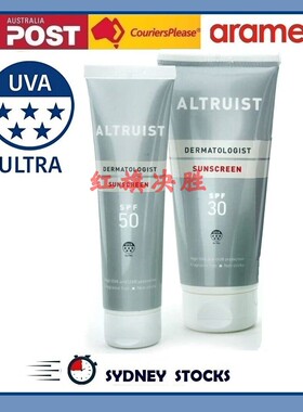英国直邮防晒ALTRUIST Dermatologist Sunscreen SPF 30 100ml