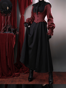 【定金展示】-女巫-托胸西装外套-连帽露背JSK-天方夜谭哥特-巫核