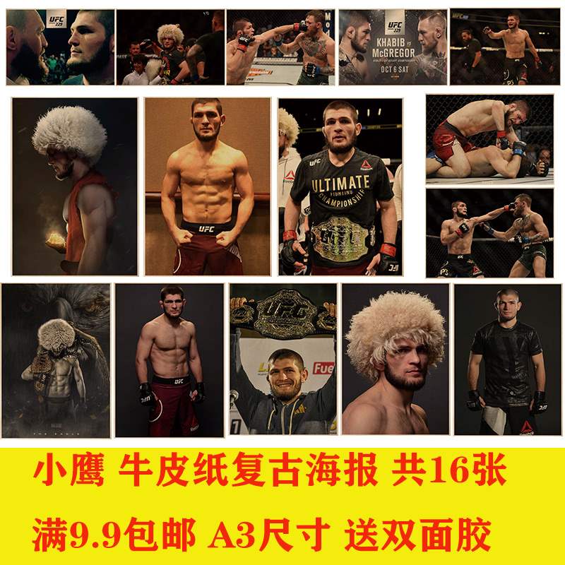 Ufc 小鹰哈比布海报拳击ufc装饰画励志墙贴房间壁纸肌肉健身卧室挂画 图片价格品牌报价 原仓数据 Ufc 小鹰哈比布海报拳击ufc装饰画励志墙贴房间壁纸肌肉健身卧室挂画 图片价格品牌报价 原仓数据