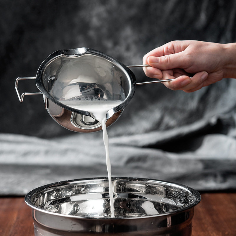 不锈钢隔水融化锅芝士黄油巧克力加热奶锅融锅熔炉家用烘焙工具