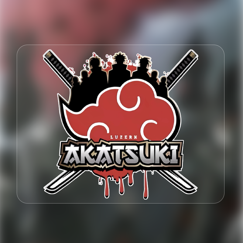 火影动漫晓组织人气角色火云贴纸电脑机箱有愧汽车车身油箱盖车贴