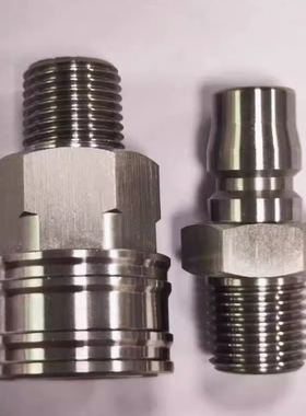 不锈钢QNPMS4 QNSMS1/2/3/4/6/8外丝外牙无阀型管塞不锈钢管套