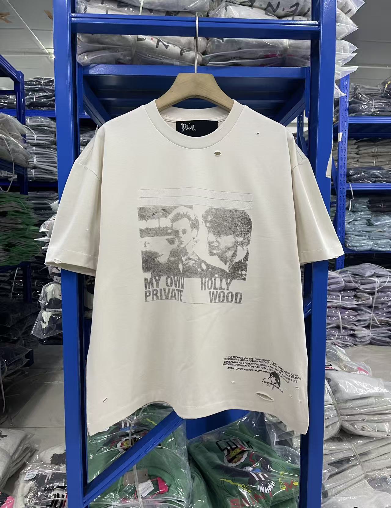 thumbnail for Paly Hollywood FW25 New Character Print Loose Casual Comfortable Short Sleeve T-Shirt Trendy for both men and women