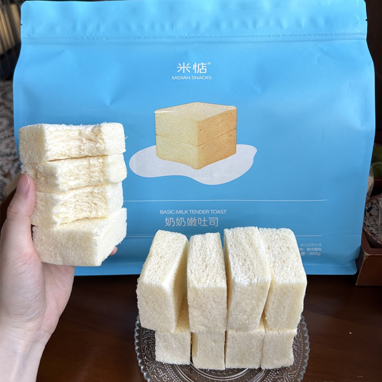 米惦奶奶嫩吐司零食手撕面包