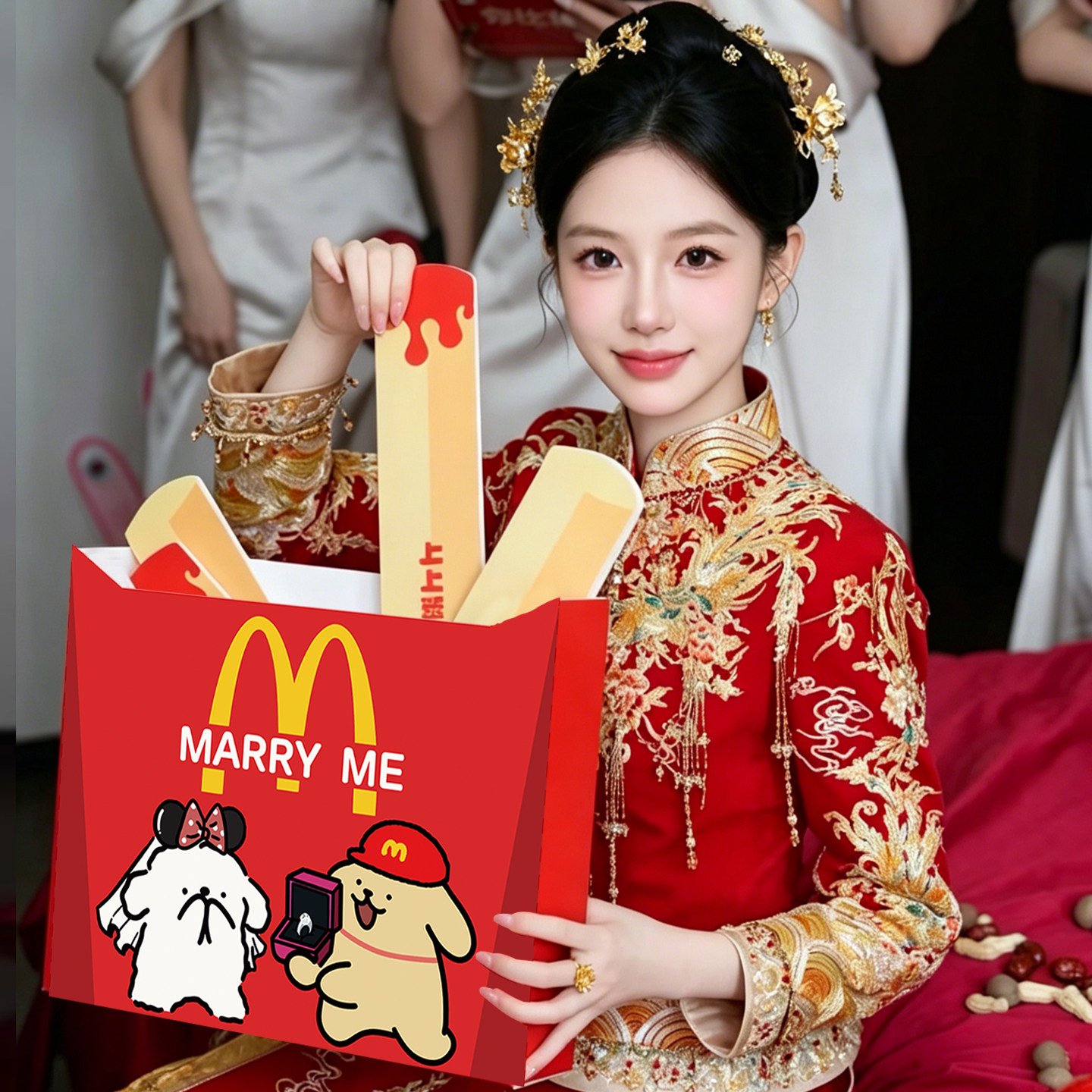 婚礼接亲堵门小游戏KT板出片