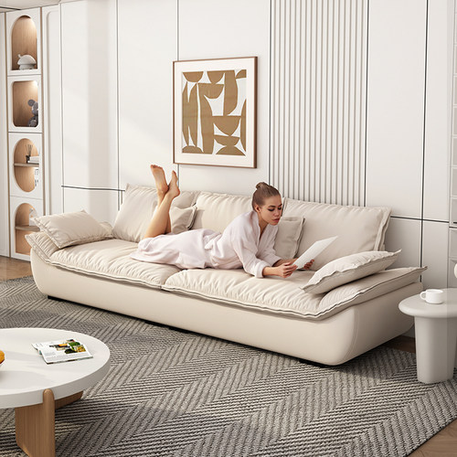 布艺沙发小户型客厅新款两三人直排沙发民宿出租房屋公寓帆船沙发