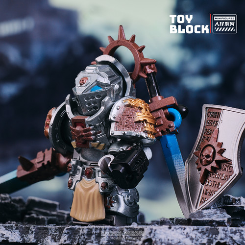 战锤40K灰骑士终结者星际战士战棋黑圣堂游戏第三方人仔积木玩具