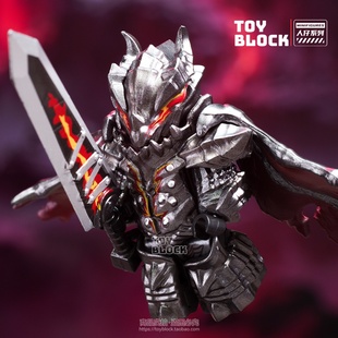 剑风传奇格斯死亡之翼狂战士形态黑色剑士战马第三方积木玩具人仔