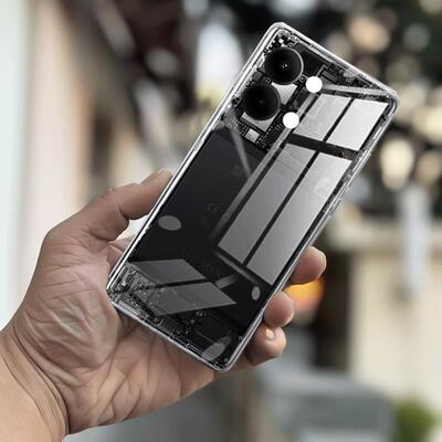 适用OPPOReno9透明后盖Reno9塑料后盖替换后壳电池盖无标外壳盖板
