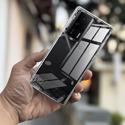 适用红米K60E透明后盖Redmi K60e塑料后盖玻璃后壳电池盖外壳外屏