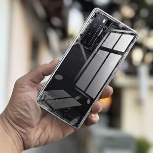 适用于华为Nova7Pro透明后盖nova7pro塑料后盖后壳电池盖无标外壳