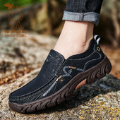 折扣登山鞋 真皮户外休闲工装 鞋 保罗 软底皮鞋 正品 男士 子 骆驼男鞋