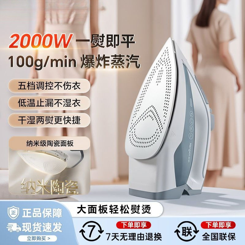 手持蒸汽熨斗电熨斗家用小型大功率手持式老式蒸汽烫机RH1370