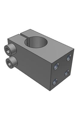 支柱固定夹固定块AQM12 WQMU15 AQMU11/WQM20 WQMU16/25/30 捷锐