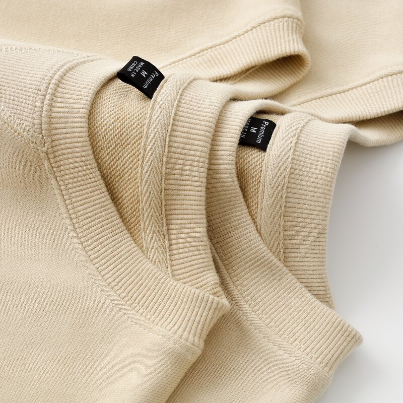 A KHAKI SWEATSHIRT THAT IS NOT BORING  340G HEAVY CAMEL CASUAL JACKET MENS AMERICAN RETRO TOP WOMENS AUTUMN